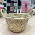 cesto MLOVE em vime feito à mão 